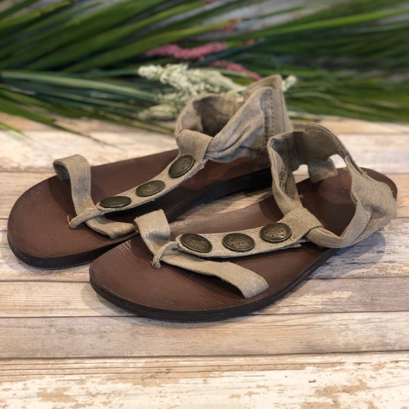 cloth gladiator sandals